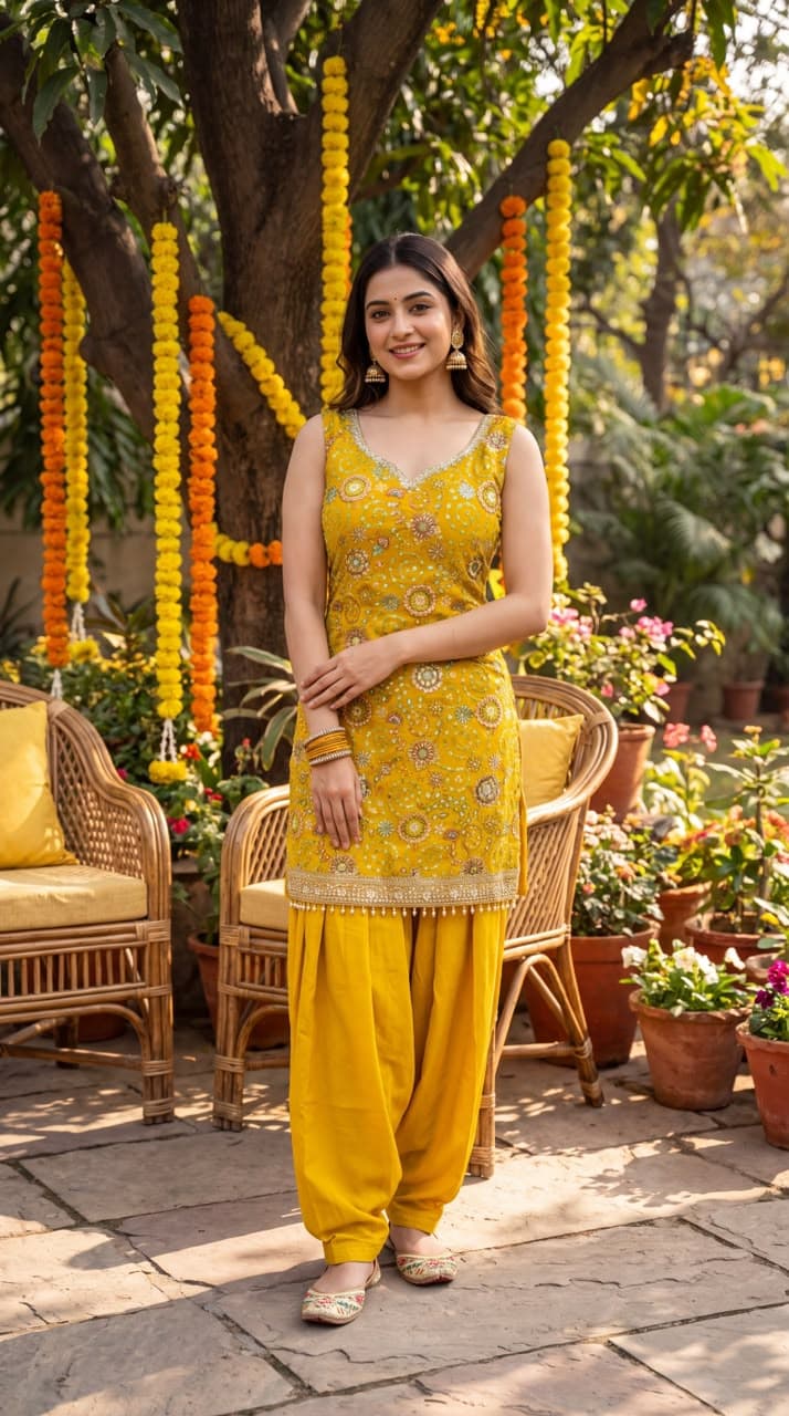 Madhuk Creation ladies ethnic wear look 1